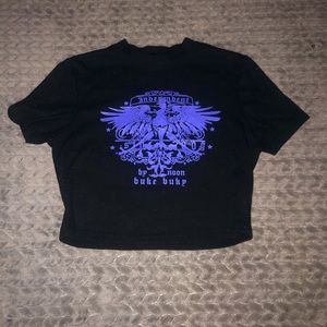 cute crew neck crop top